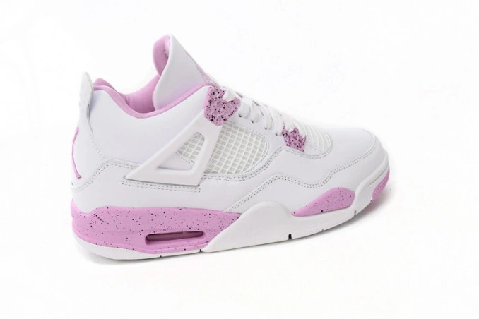 1st Kicks Shoes Pink 4 White Retro CT8527-116 Jordan 0715